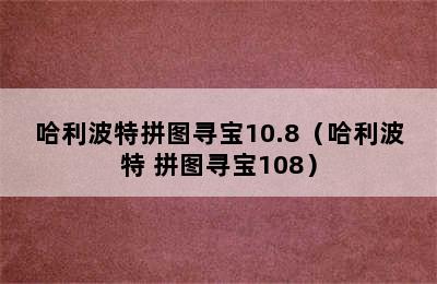 哈利波特拼图寻宝10.8（哈利波特 拼图寻宝108）